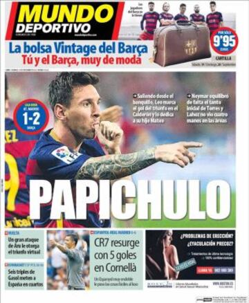 Portadas de la prensa deportiva