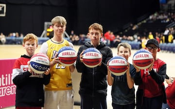 Los Harlem Globertrotters en Reino Unido.