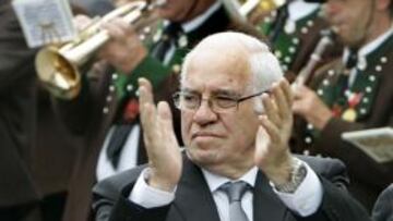 La selección española ha sido recibida en Austria con la música tradicional del país