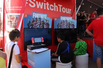 Fortnite Battle Royale estuvo presente en el Switch Tour 2018.