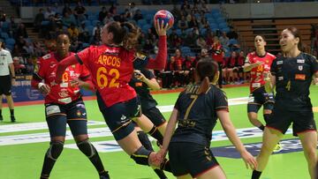 24/11/23 PARTIDO TORNEO INTERNACIONAL DE BALONMANO FEMENINO EN SANTANDER  SELECCION ESPAÑOLA 
ESPAÑA - JAPON
PAULA ARCOS