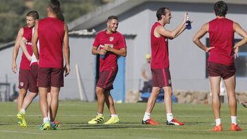 20/07/16 PRETEMPORADA ATLETICO DE MADRID
LOS ANGELES DE SAN RAFAEL SEGOVIA
ENTRENAMIENTO GODIN KOKE