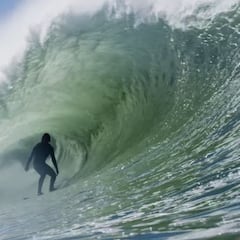 "Cuando la madre naturaleza quiere, no hay mejor ola gigante en el mundo"