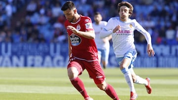 Pedro firma un afortunado triunfo del Depor en La Romareda