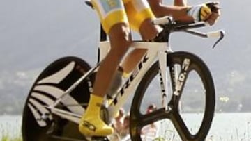 Contador: "No quería perder otra crono en la bajada"