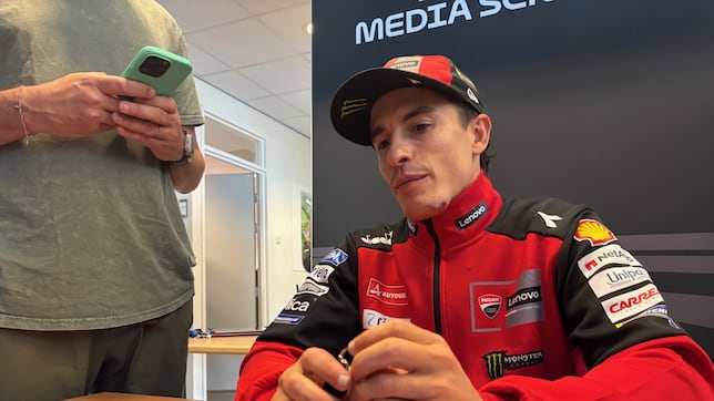 Márquez: “En este circuito no hay grava, hay piedras”