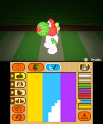 Captura de pantalla - Poochy &amp; Yoshi&#039;s Woolly World (3DS)