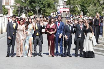 Los compañeros de Pilar Rubio del programa de televisión El Hormiguero. 