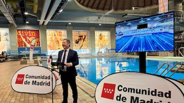 15/01/25 NATACION REMODELACION Y MEJORA OBRAS INFOGRAFIA PROYECTO CENTRO DE NATACION M86 MUNDIAL 86 EN MADRID PRESENTACION
