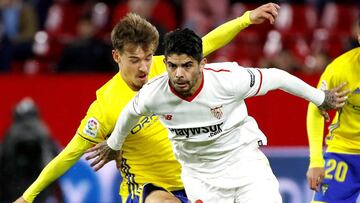 Resumen Sevilla 2 -Cádiz 1: El Sevilla pasa a cuartos con dudas