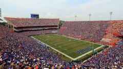 Impresionante aspecto del estadio The Swamp, de Florida, en el partido de hace dos a&ntilde;os contra Tennessee.