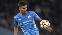 MANCHESTER, ENGLAND - SEPTEMBER 15: Ferran Torres of Manchester City during the UEFA Champions League group A match between Manchester City and RB Leipzig at Etihad Stadium on September 15, 2021 in Manchester, United Kingdom. (Photo by Joe Prior/Visionhau