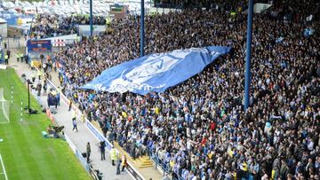 Sheffield Wednesday fans at Hillsborough. 