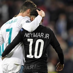¿Neymar al Madrid? Se abrazó con Cristiano y avivó el rumor