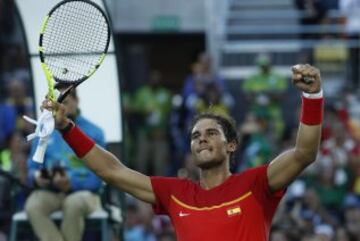 El español se metió en semifinales de individual tras remontar a Thomaz Bellucci un set. 2-6, 6-4 y 6-2 en un Centro Olímpico de Tenis que parecía Maracaná.