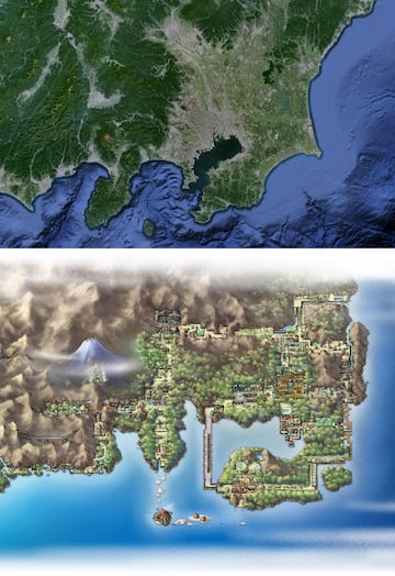 pokemon region kanto primera generacion rojo azul amarillo mapa