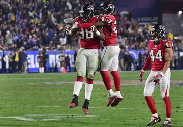El registro de la victoria de los Falcons en Los Angeles