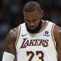 How many times has LeBron James been swept in the playoffs?