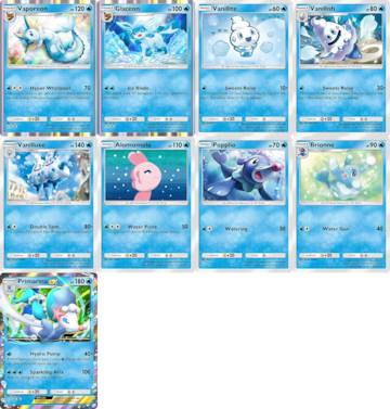 pokemon tcg pocket arboleda de eevee pokemon agua
