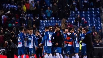 Quique y su plantilla.