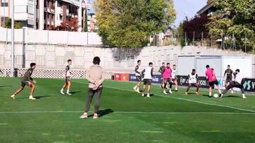 El Atlético se sigue entrenando ya sin Thomas