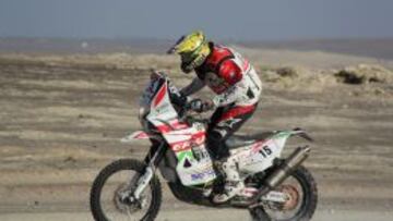 Quintanilla puso de manifiesto la dureza del Rally Dakar.