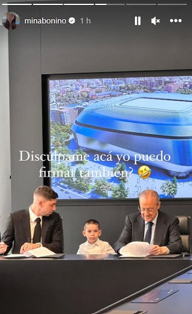 El hijo de Fede Valverde, uno ms en la renovacin de su padre: ?Puedo firmar tambin?