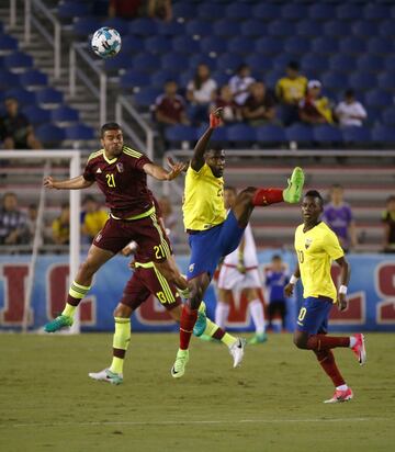 Venezuela vs Ecuador. Partido amistoso en Boca Ratón. 