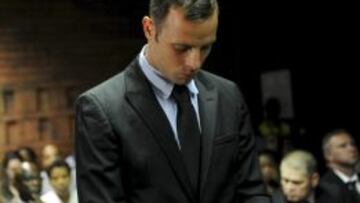 Pistorius, en la vista sobre su libertad bajo fianza.