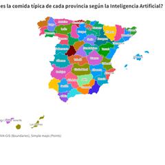 La comida más típica de cada provincia en España, según la inteligencia artificial
