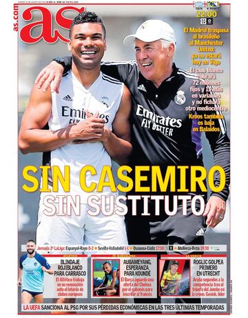 Las portadas de AS de agosto