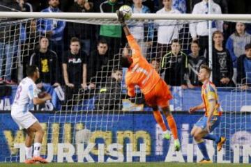 El gol en propia puerta de Kameni ante el Valencia