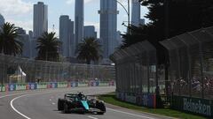 Aston Martin's Spanish driver Fernando Alonso competes during the first practice session of the Formula One Australian Grand Prix at the Albert Park Circuit in Melbourne on March 22, 2024. (Photo by Martin KEEP / AFP) / -- IMAGE RESTRICTED TO EDITORIAL USE - STRICTLY NO COMMERCIAL USE --