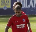 Augusto volvió a entrenarse con el Atlético
