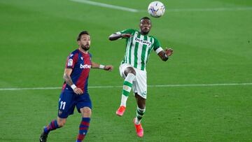 Emerson, en el &uacute;ltimo partido de Liga ante el Levante.