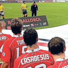 Los jugadores hacen un llamamiento a la afición de Son Moix