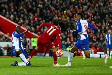Mo Salah "could have broken Danilo's leg" says Porto president