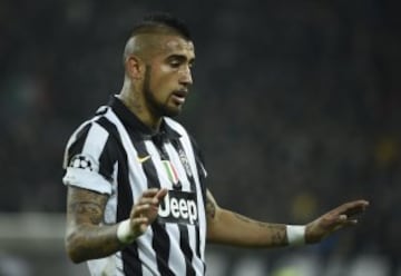 Arturo Vidal hizo un correcto partido. 