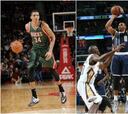 Antetokounmpo y Westbrook, jugadores de la semana