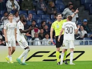 Three players are banned after being shown cards in the shock defeat to Getafe, joining Bellingham, Militão and almost certainly Mbappé on the sidelines.