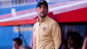Juliano Belletti, entrenador del Juvenil del Barça.