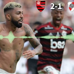 Las narraciones del loco final de la Libertadores entre Flamengo y River, la argentina tiene miga