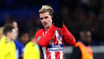 Griezmann agradece el apoyo de la afición al término de un partid