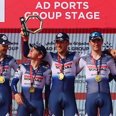 El Quick Step de Evenepoel gana la crono