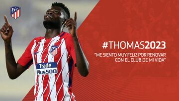 Thomas amplía su contrato con el Atlético hasta el año 2023