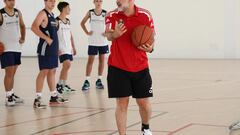 Pablo Laso, en un entrenamiento.