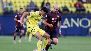 Hugo Novoa con el Villarreal B.