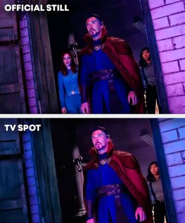 Marvel Studios borra un personaje de una escena en el nuevo tráiler de Doctor Strange 2