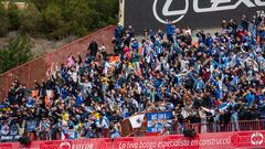 Aficionados del Deportivo en Tarragona.