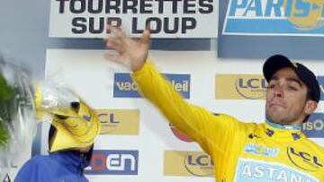 <b>EL MEJOR.</b> El ciclista madrileño se hizo este domingo con su segunda París-Niza.